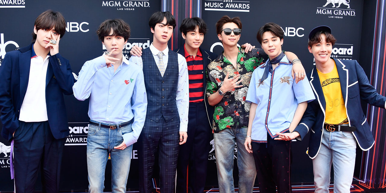 Le boys band BTS, premier groupe de K-pop en tête des ...