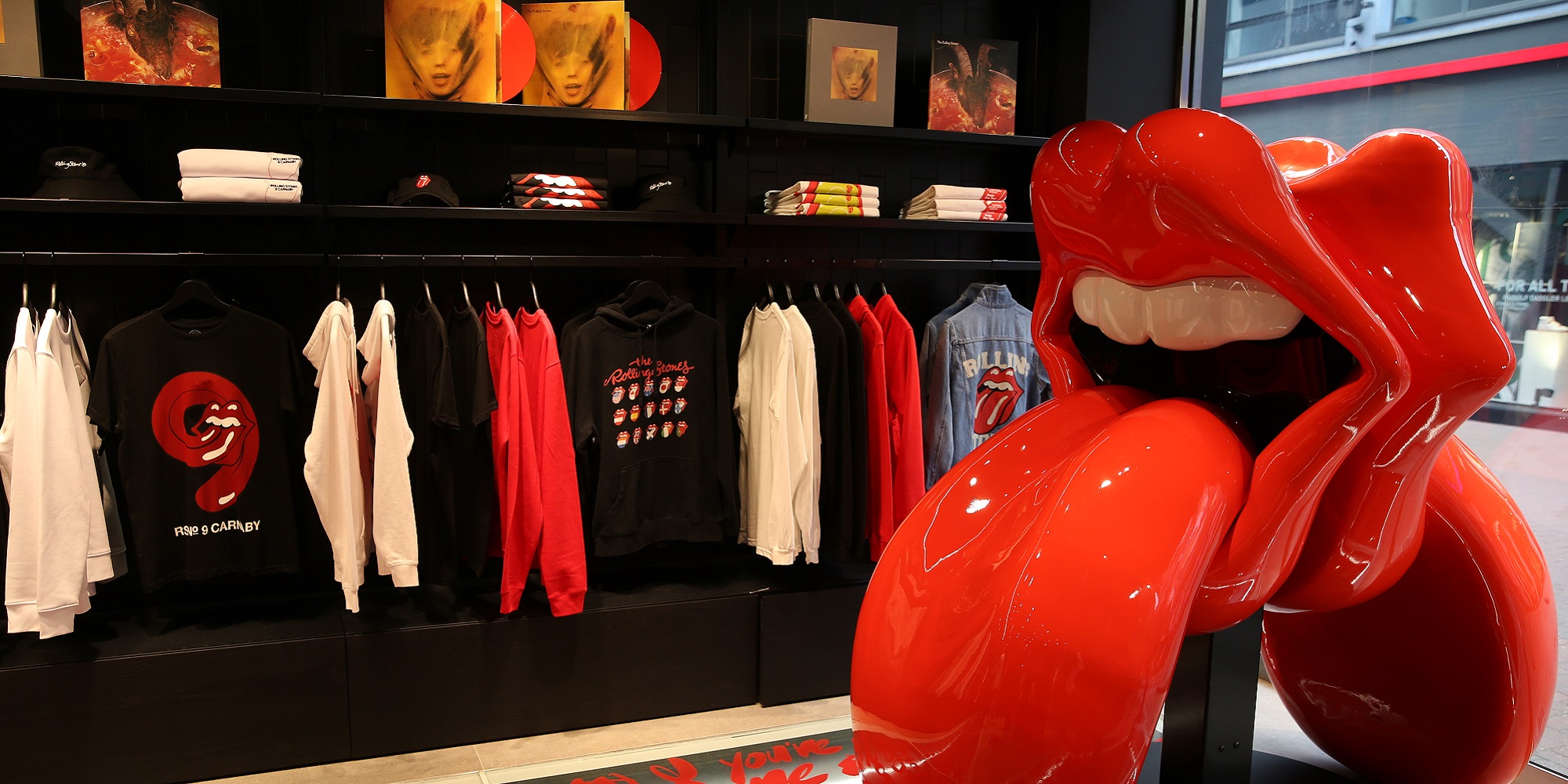 The Rolling Stones open their first store in London Teller Report