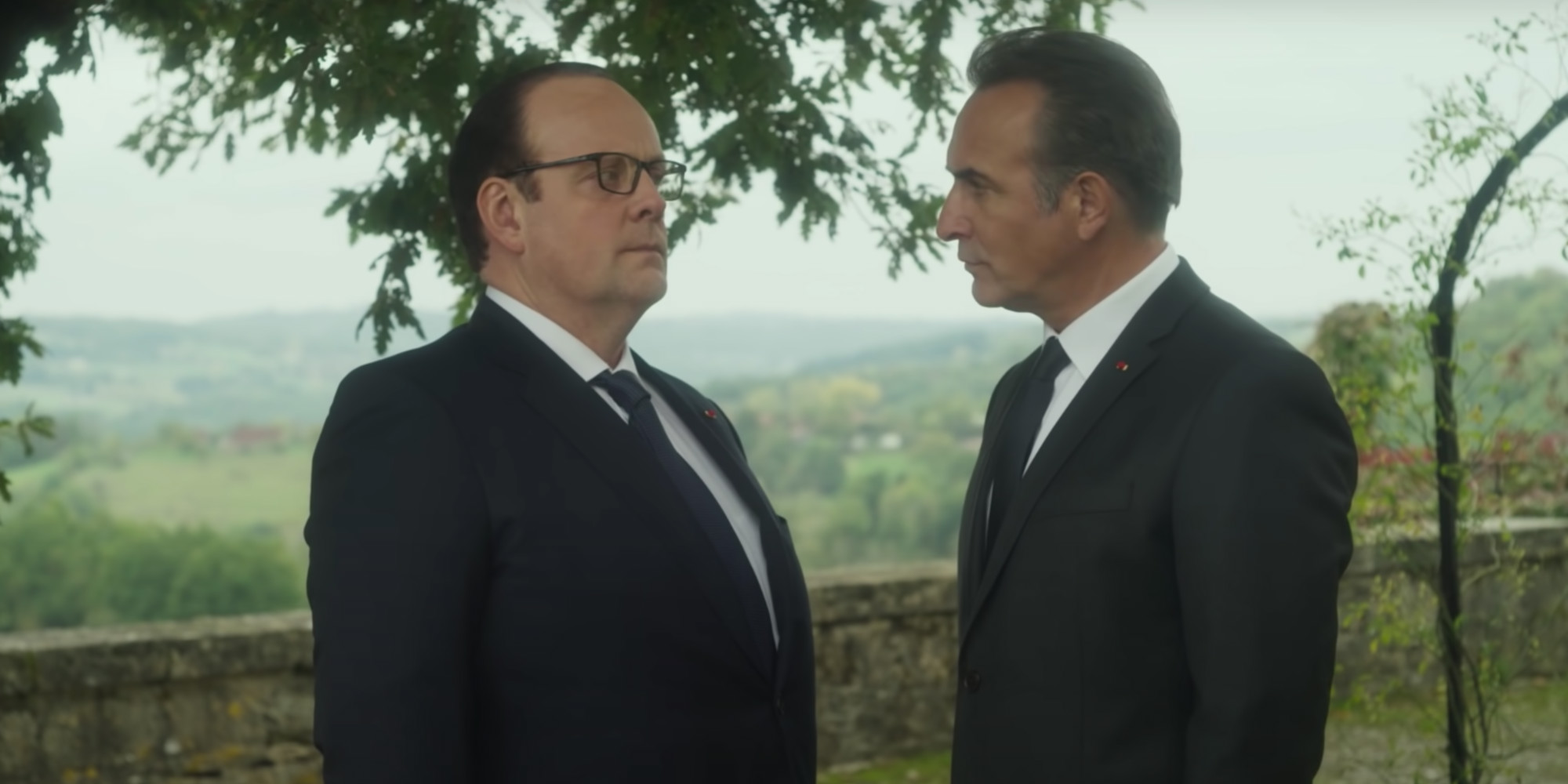jean dujardin has fun as nicolas sarkozy in the presidents trailer teller report