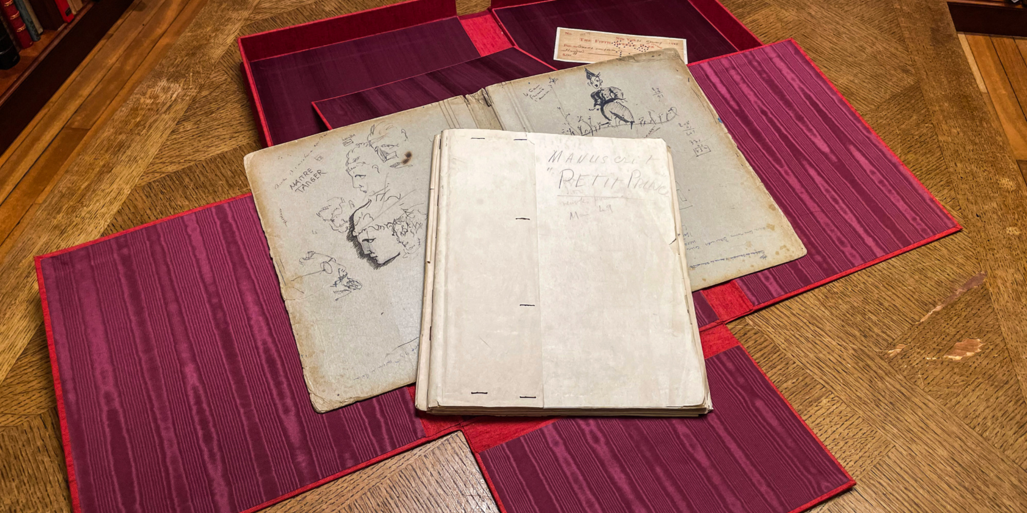 A typescript of “The Little Prince” which belonged to Saint-Exupéry on sale in Abu Dhabi