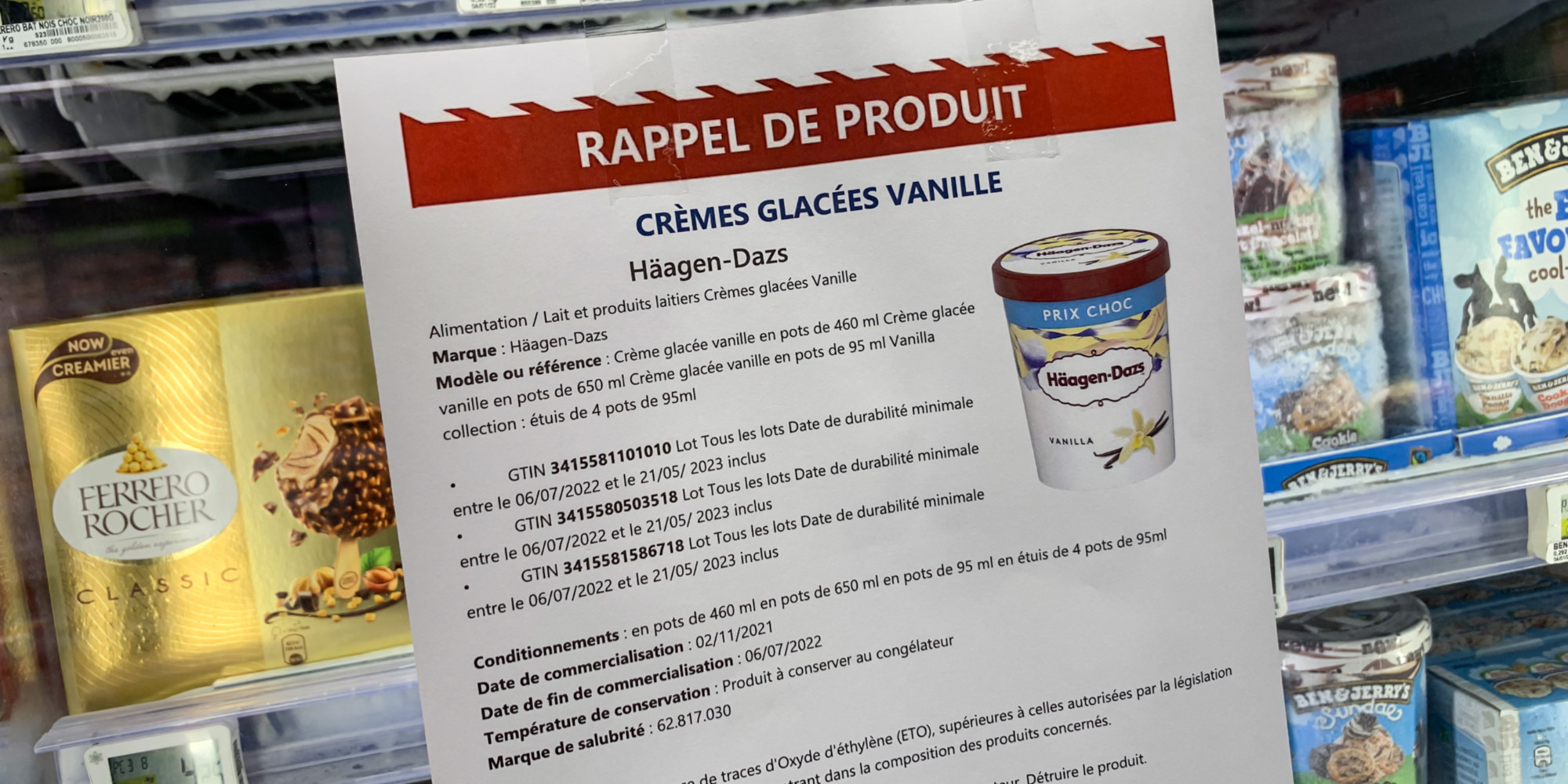 Comment s'organise un rappel de produits en France  ?