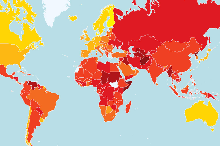 Et le pays le plus corrompu est... Et le pays le plus corrompu est...