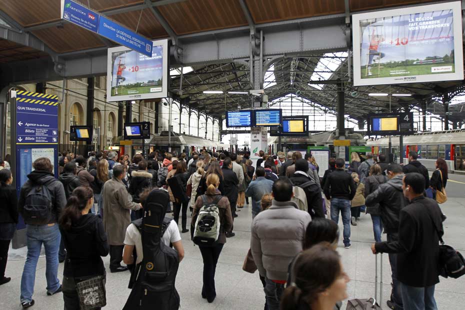 Gare SaintLazare le trafic va reprendre