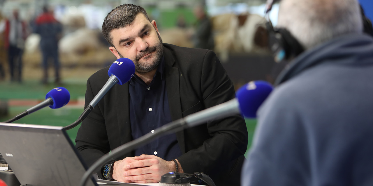 Jérémy Decerle, président des Jeunes Agriculteurs Hollande et Sarkozy