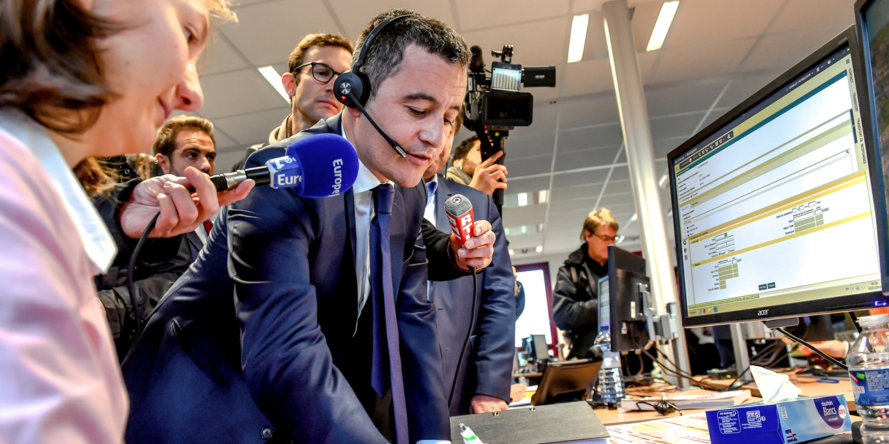 The Republic Is Working This Morning In Amiens Gerald Darmanin Is Doing The After Sales Service Of The Withholding Tax Teller Report