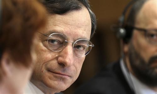 Pas de retour à la croissance avant fin 2013 en zone euro, selon Mario Draghi