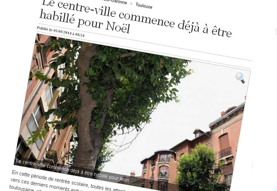 Toulouse Accroche Deja Ses Decorations De Noel