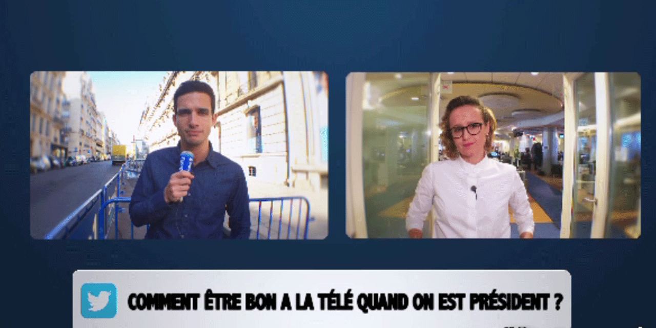 Le Président Parle Quand à La Télé VIDEO - Comment être bon à la télé quand on est président