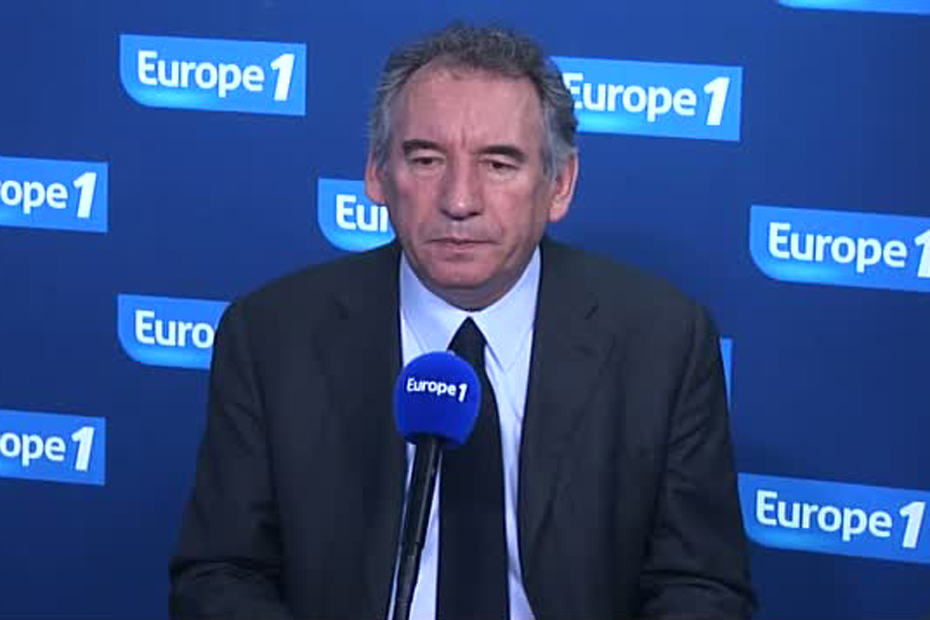 François Bayrou "La France a besoin d'une démarche politique et un