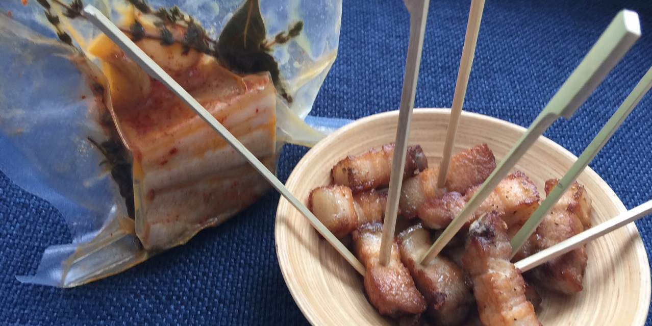 Recette de la poitrine de porc à la machine sous-vide ...