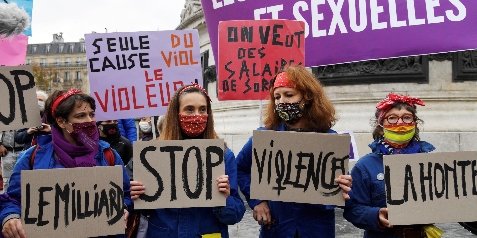 REPORTAGE - Des milliers de femmes ont défilé à Paris contre les ...