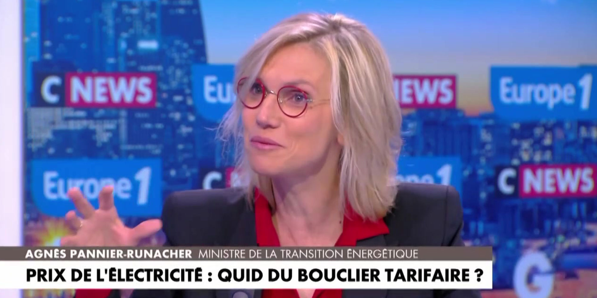 Agnès PannierRunacher «Le prix de l'électricité n'augmentera pas de