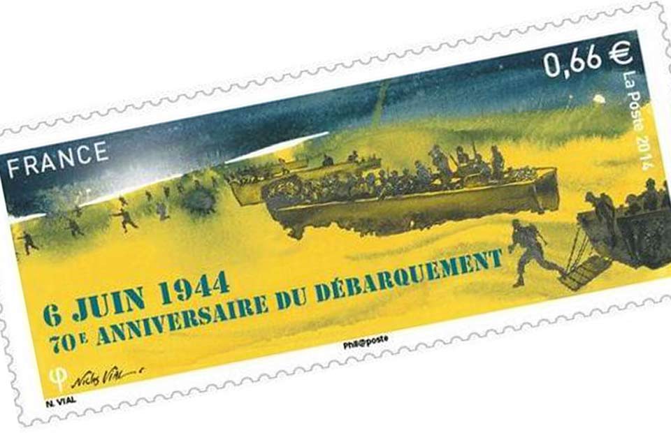 D Day La Poste Emet Un Timbre Anniversaire D Day La Poste Emet Un Timbre Anniversaire