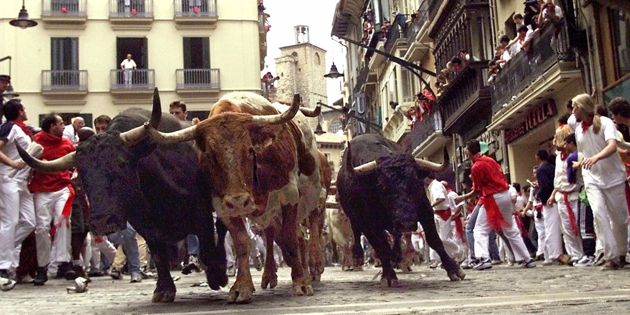 Espagne 14 Blesses Dont 8 Etrangers Au Lacher De Taureaux De Pampelune