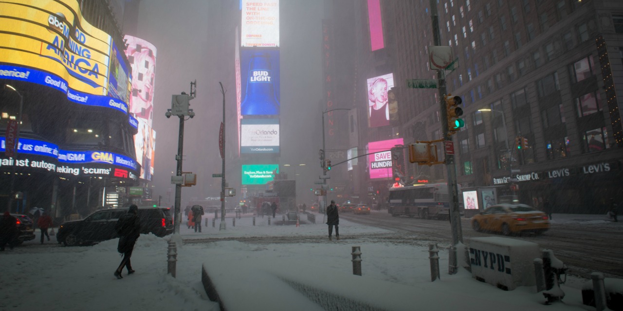 Neige New York Jeudi 4 Janvier 2022