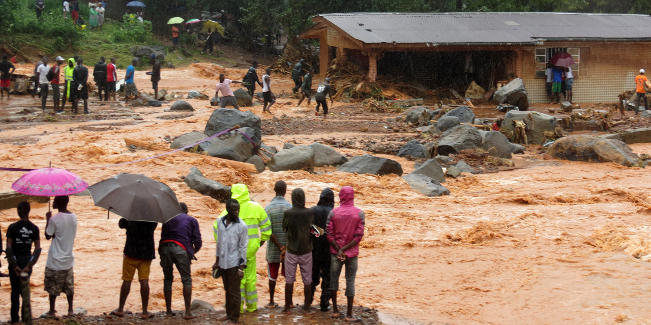 La sierra leone inondations