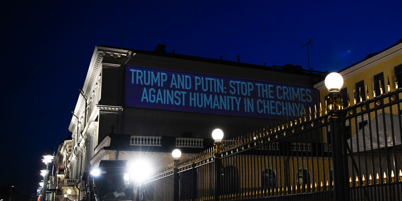 Le Sort Des Gays Tchetchenes Illumine Le Palais Presidentiel Avant Le Sommet Trump Poutine A Helsinki
