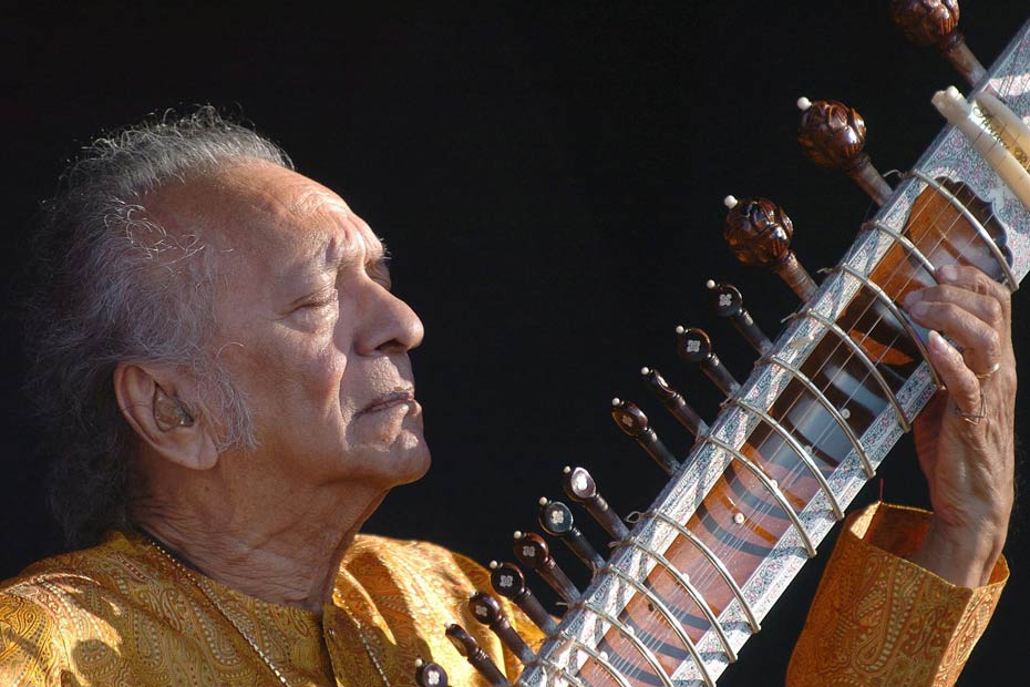 Mort Du Musicien Indien Ravi Shankar