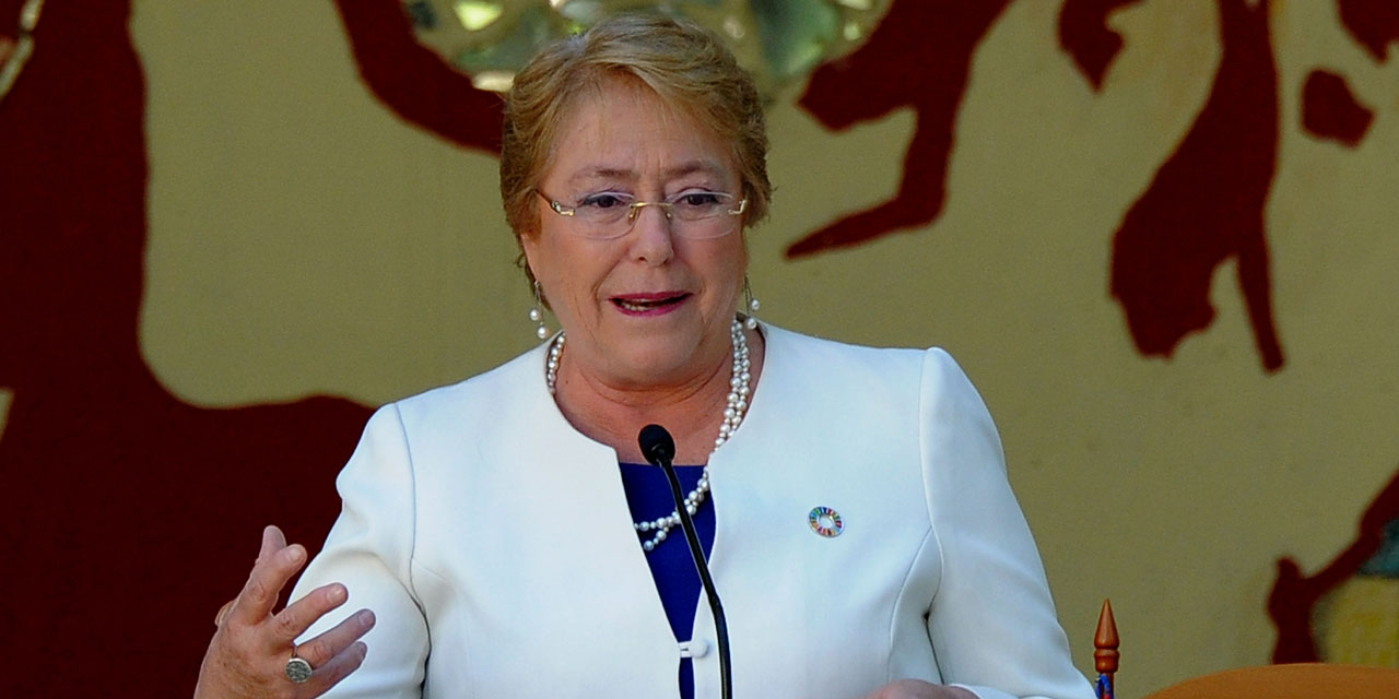 Expresidenta chilena Bachelet nombrada Comisionada de Derechos Humanos