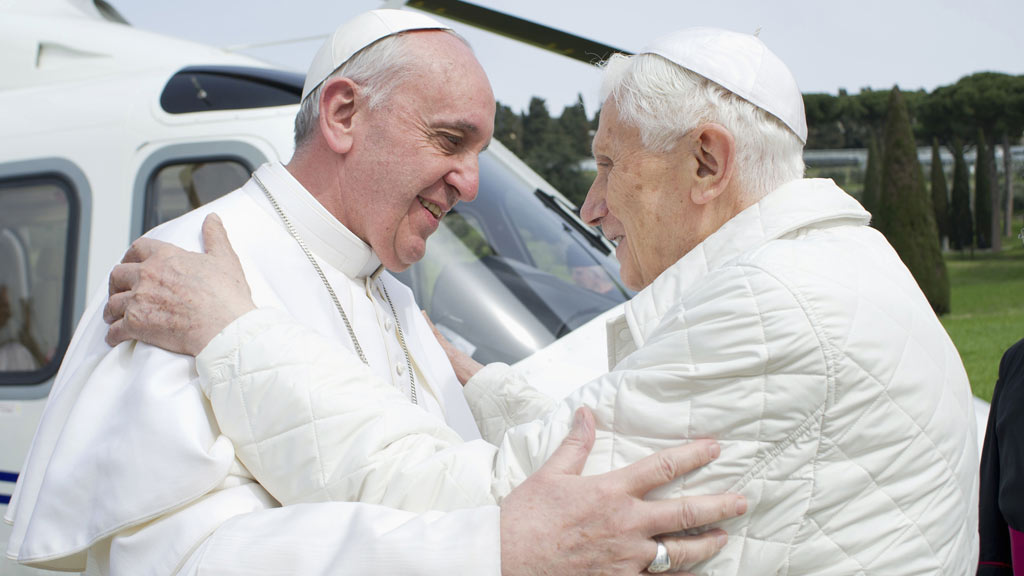 rencontre entre les deux papes