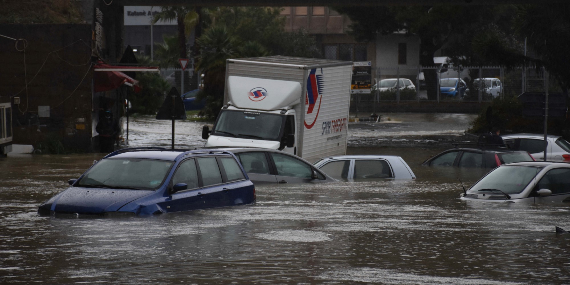 Zware regen op Sicilië in voorbereiding op orkaan