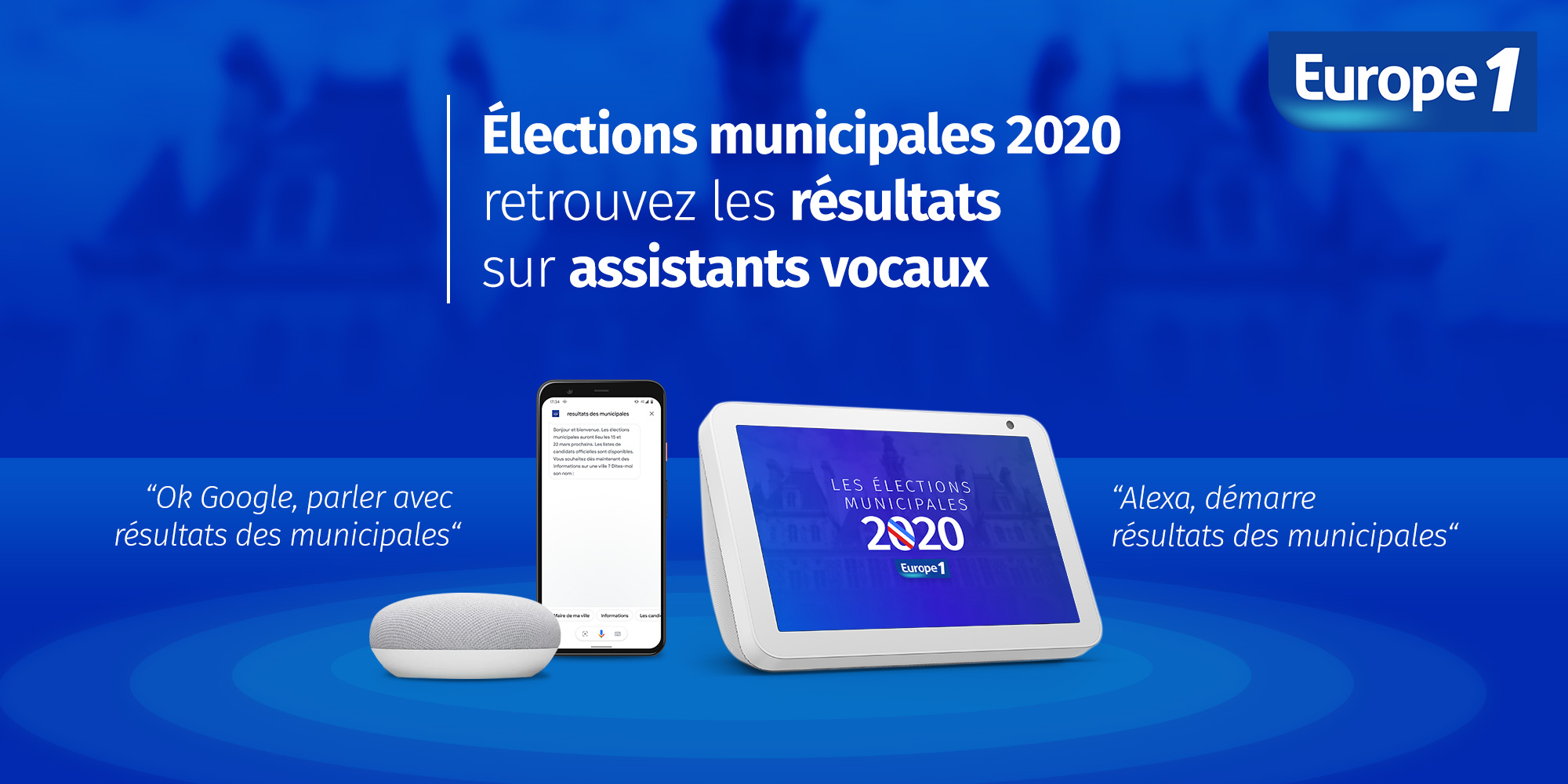 2020 Municipal Elections How To Ask For Results On Voice Assistants With Europe 1 Teller Report