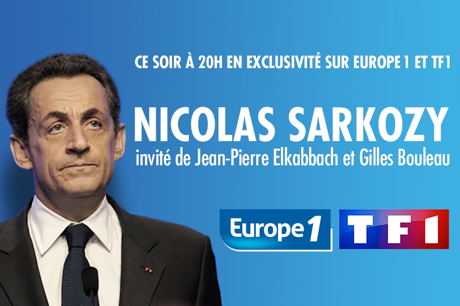 En Direct Nicolas Sarkozy Invite Exceptionnel D Europe 1 Et Tf1