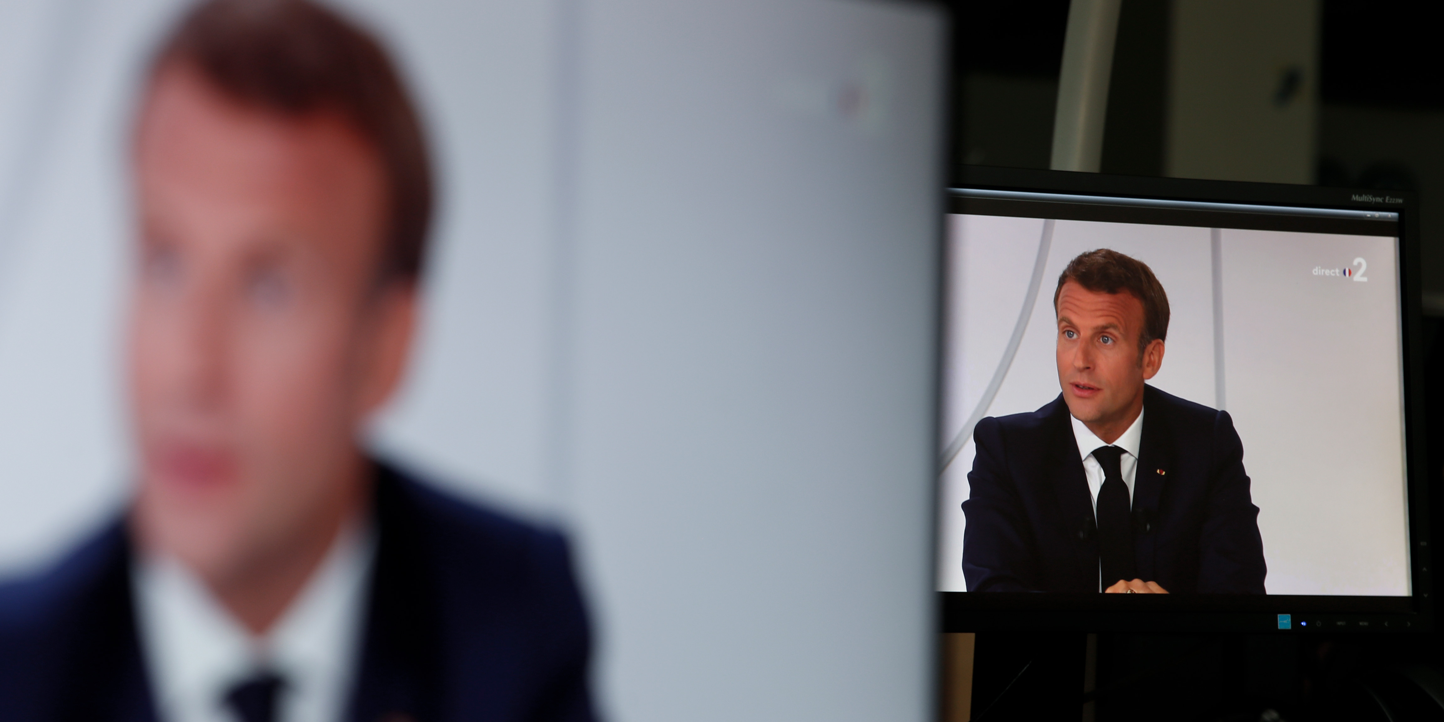 Anne Sophie Lapix Et Gilles Bouleau Se Confient Avant Leur Interview D Emmanuel Macron