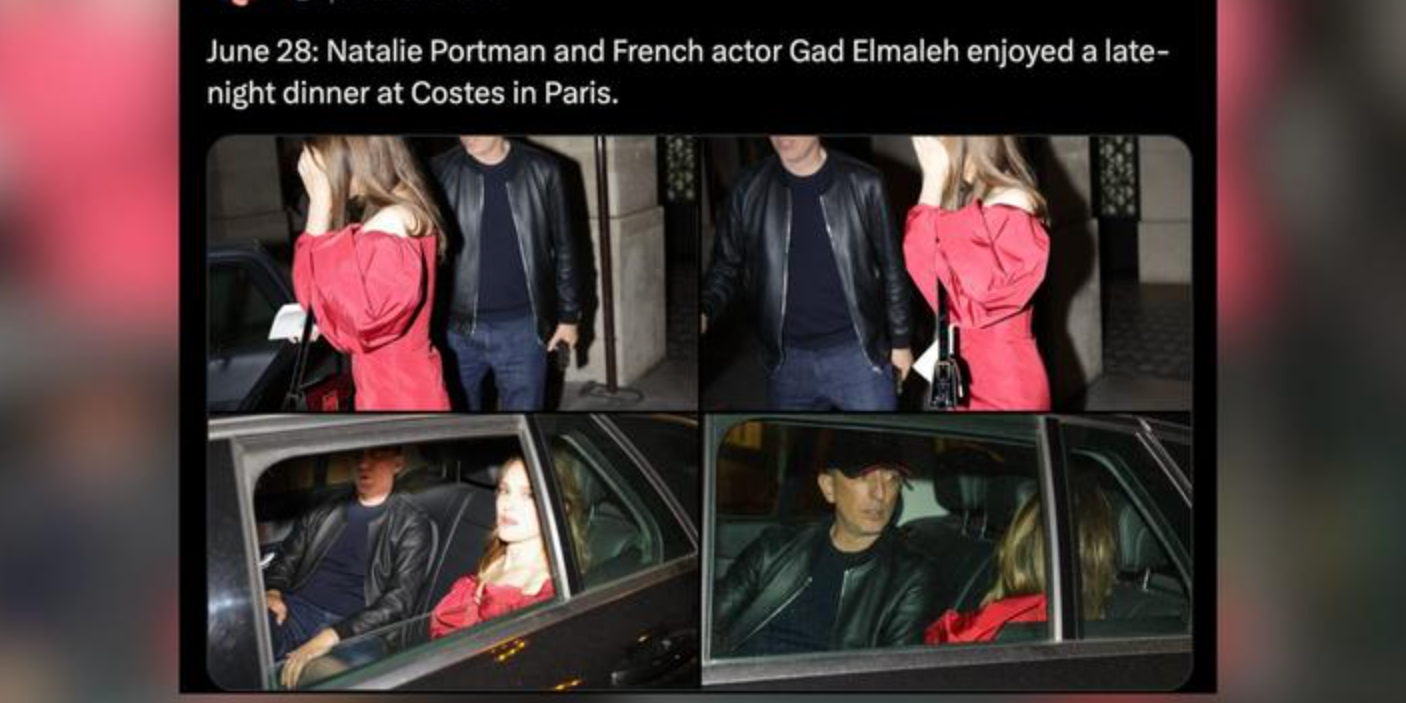 Gad Elmaleh et Natalie Portman aperçus ensemble à la sortie d