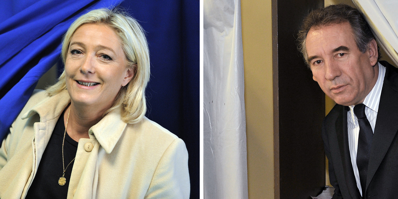 François Bayrou et Marine Le Pen ont échangé sur la nécessité d