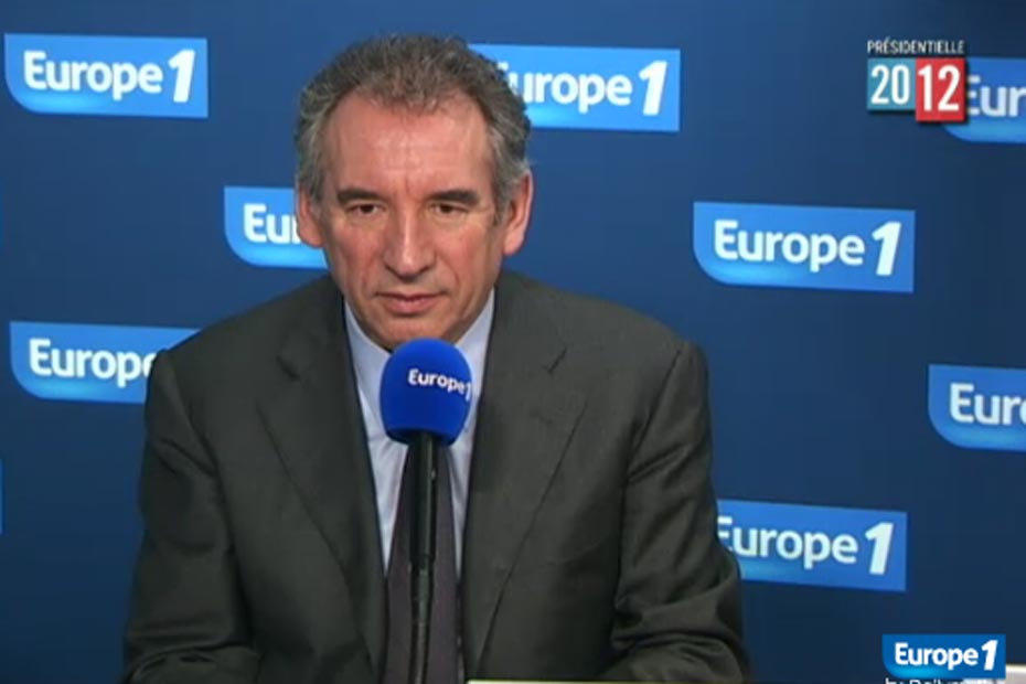 "François Bayrou, Si Vous êtes élu Président…"