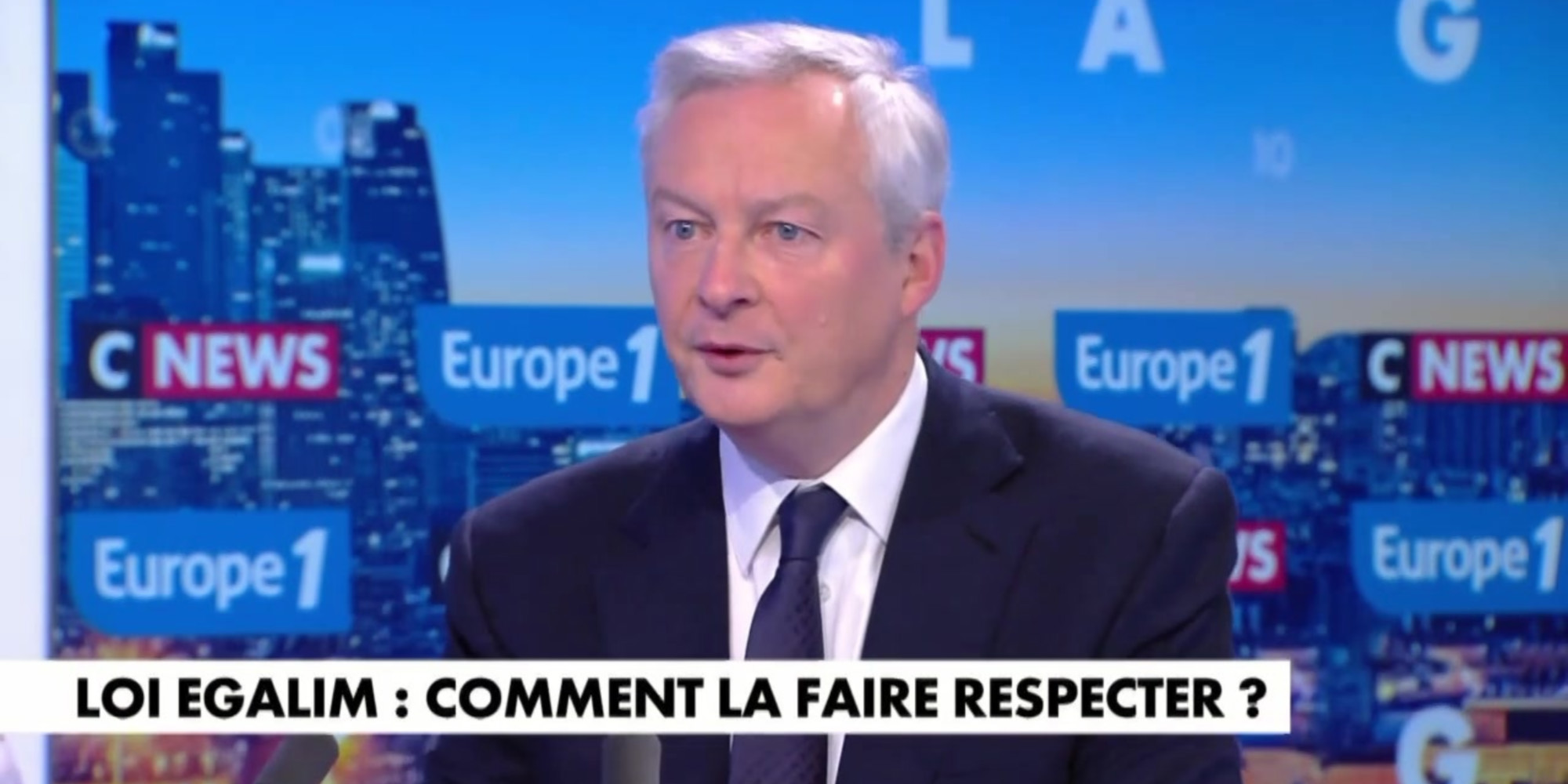 Lois Egalim «Je n'ai jamais eu le bras qui tremble pour protéger les