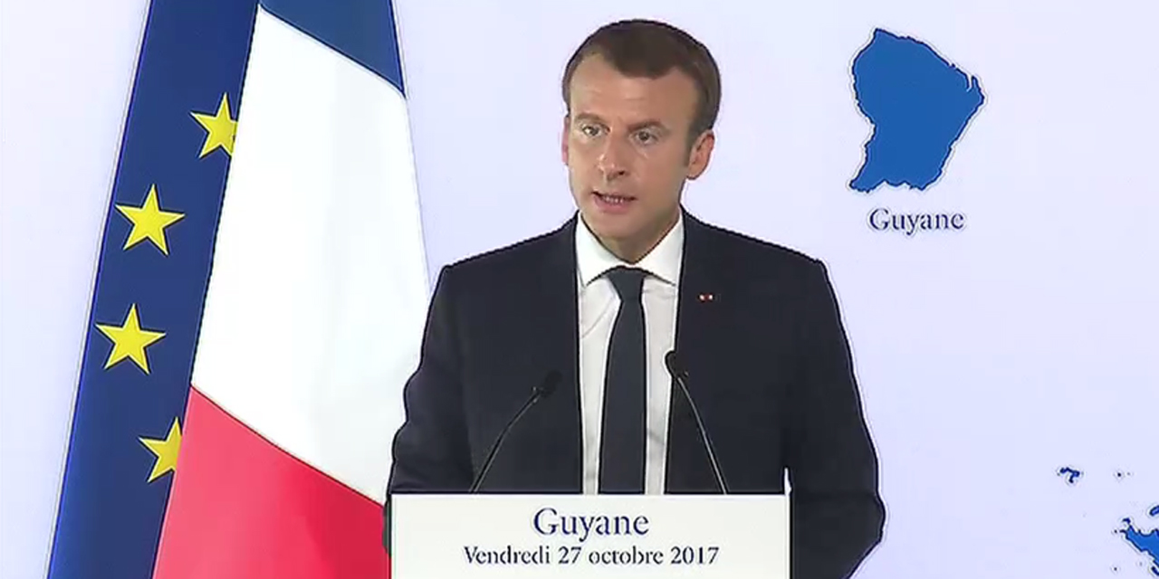 Macron en Guyane : le rôle de l'État "n'est pas de céder à ...