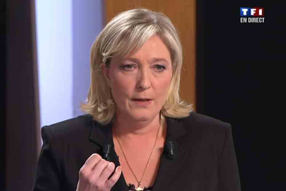 Marine Le Pen bien placée chez les jeunes