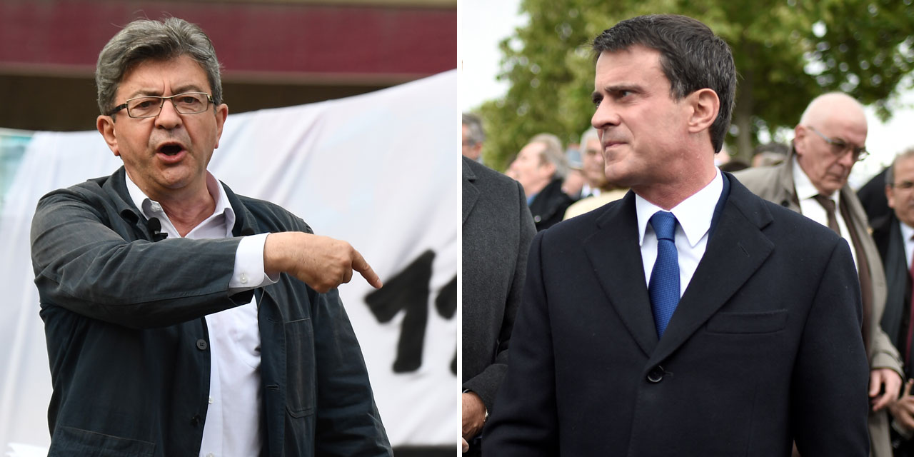 melenchon valls c est quoi le probleme