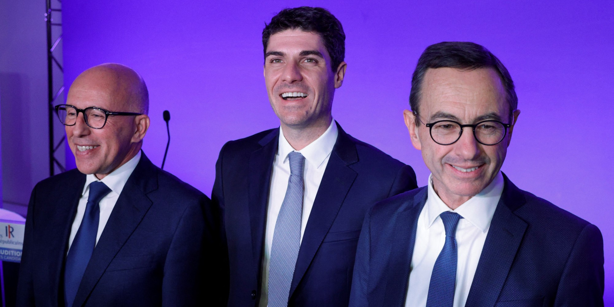 Présidence des Républicains dernière ligne droite pour les trois
