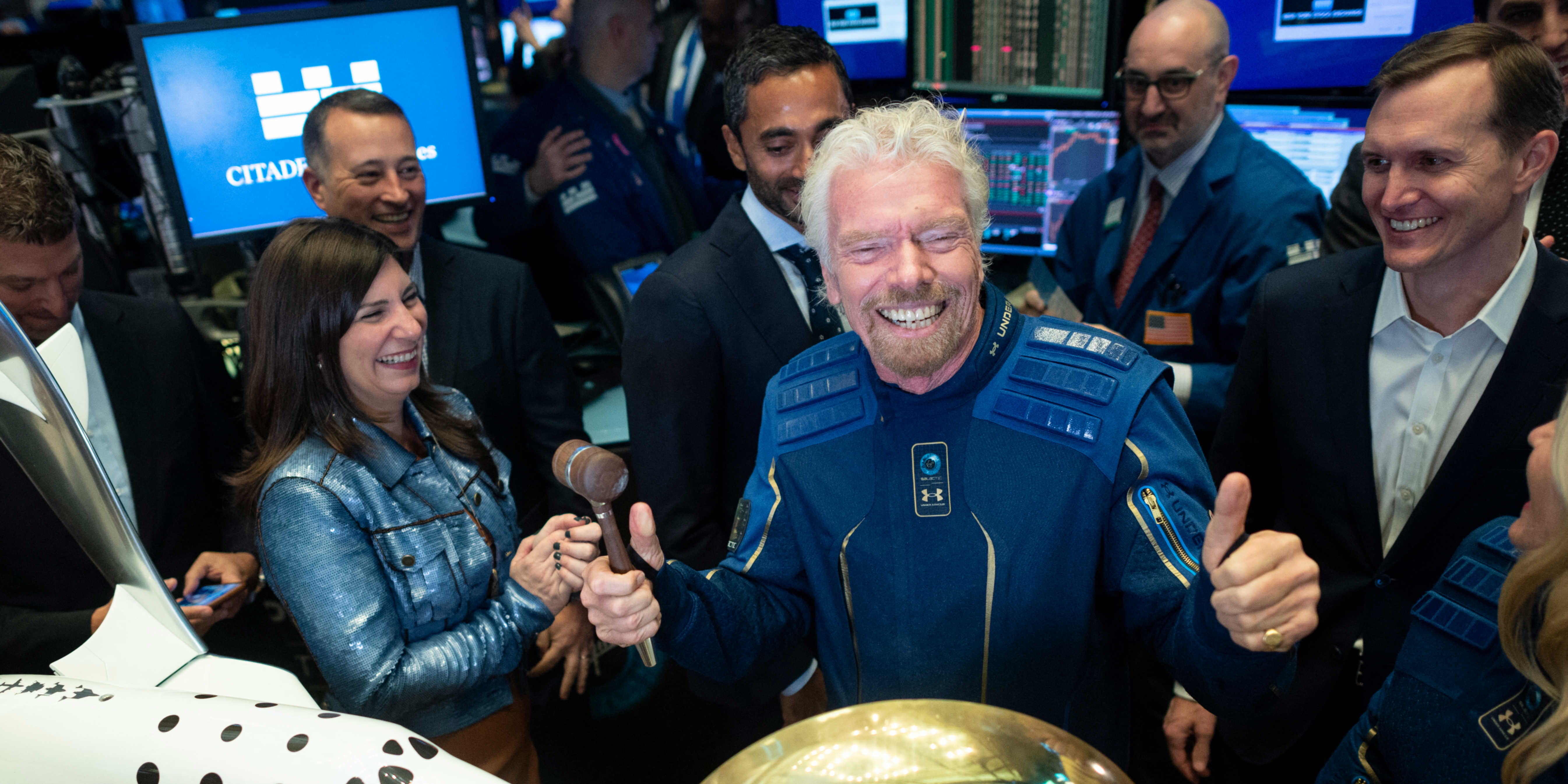 Miljardair Richard Branson start zondag met ruimtetoerisme