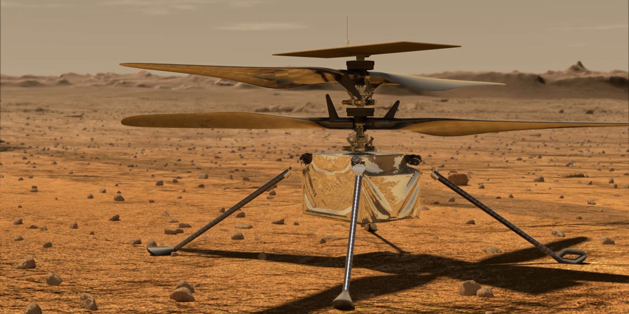 Mars : la Nasa retarde le vol de l'hélicoptère Ingenuity après un problème  technique