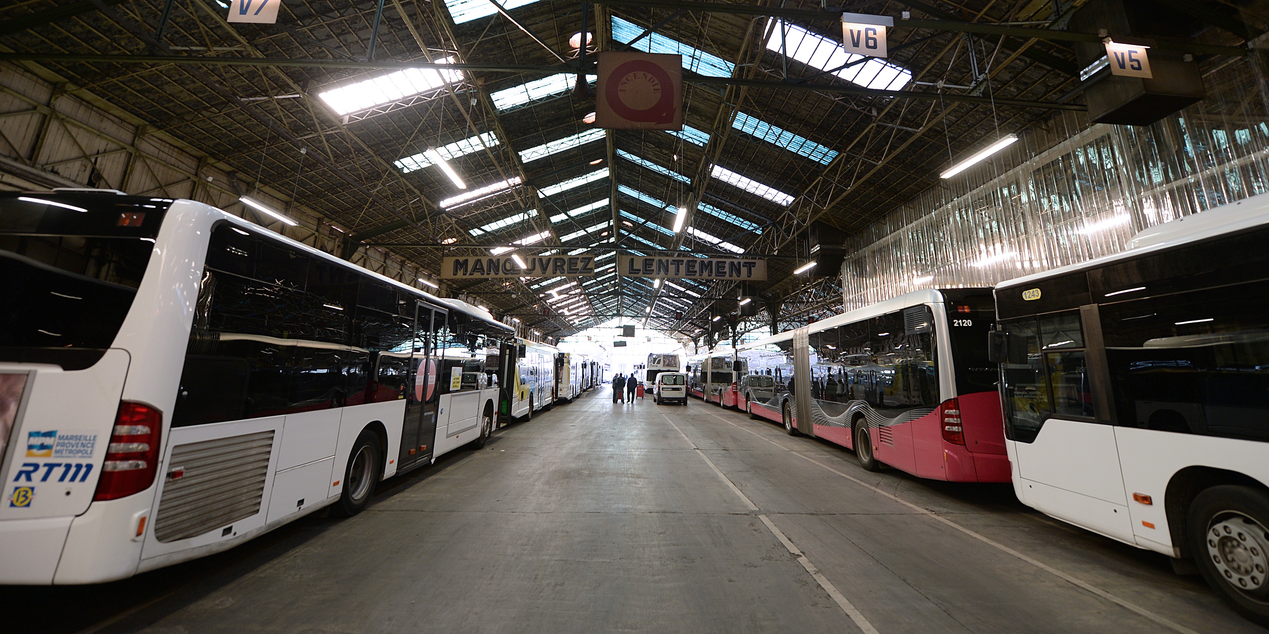 In Marseilles The Transport Network Totally Interrupted After The