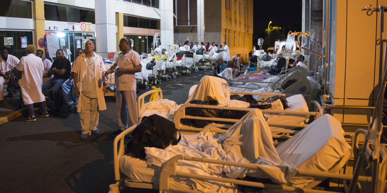 Guadeloupe l'hôpital provisoire de PointeàPitre est opérationnel