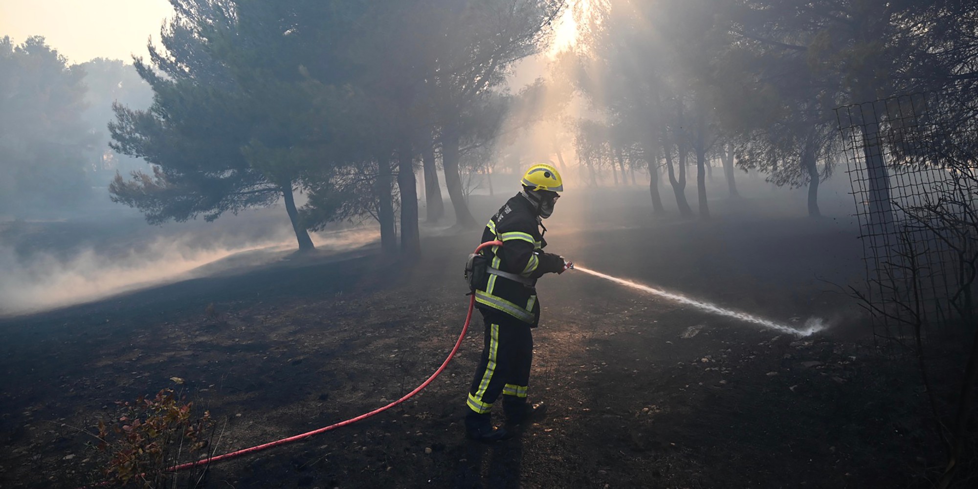 fire in progress in bouches du rhone exhausting work awaits firefighters teller report
