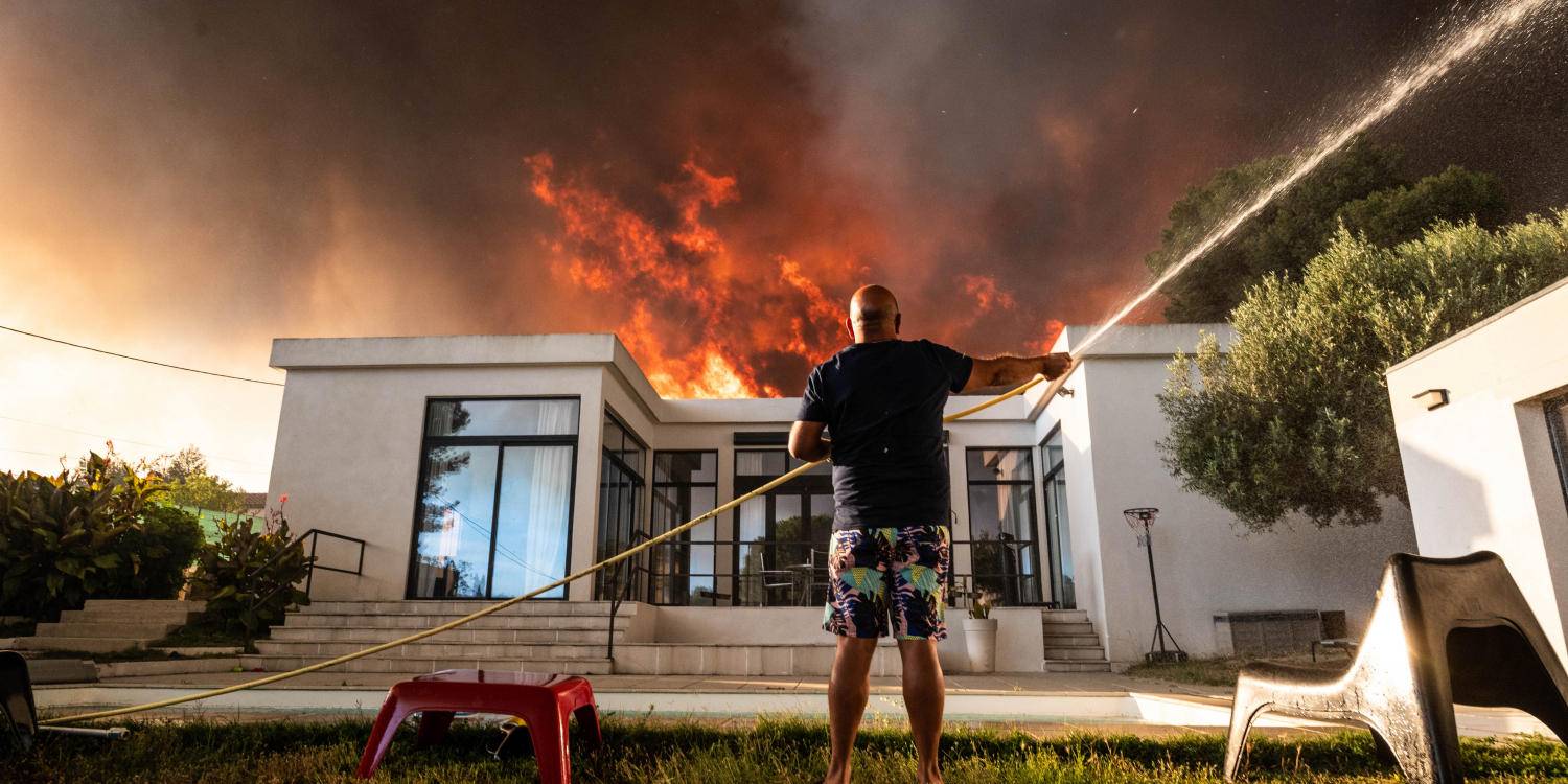 fire near marseille firefighters still fighting 1 200 evacuations teller report