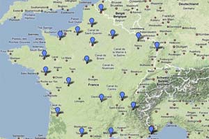La carte des écoles fermées pour cause de grippe A