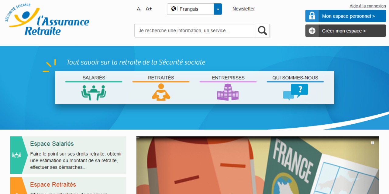 Lassuranceretraite Fr Ouverture D Un Site Pour Demander Sa