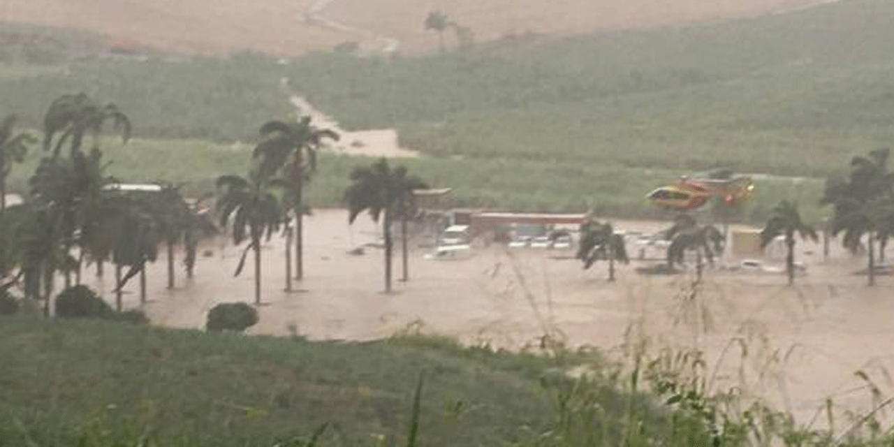 Martinique de fortes pluies et orages provoquent inondations et