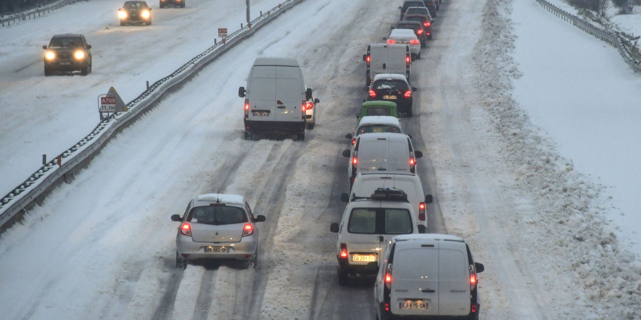 Neige En Ile De France La Rn118 De Nouveau Ouverte