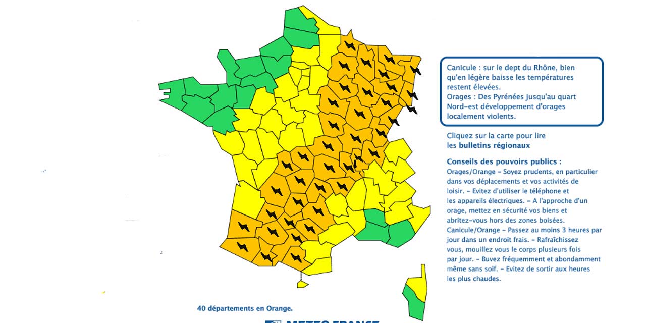 Orages : la vigilance orange est levée partout en France