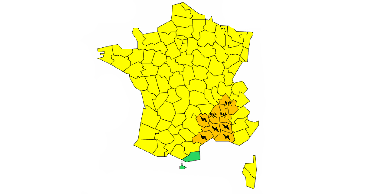 Orages Meteo France Etend La Vigilance Orange A Huit Departements
