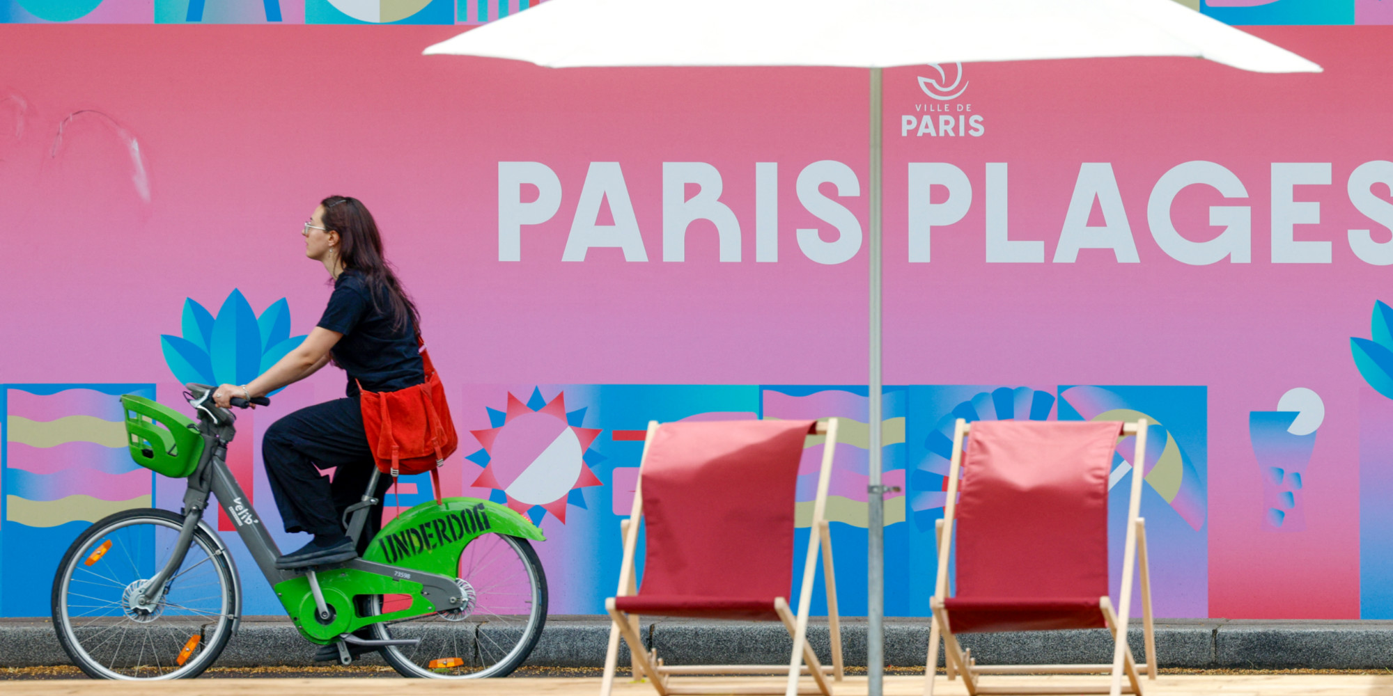les Franciliens profitent des attractions de Paris Plages les Franciliens profitent des attractions de Paris Plages