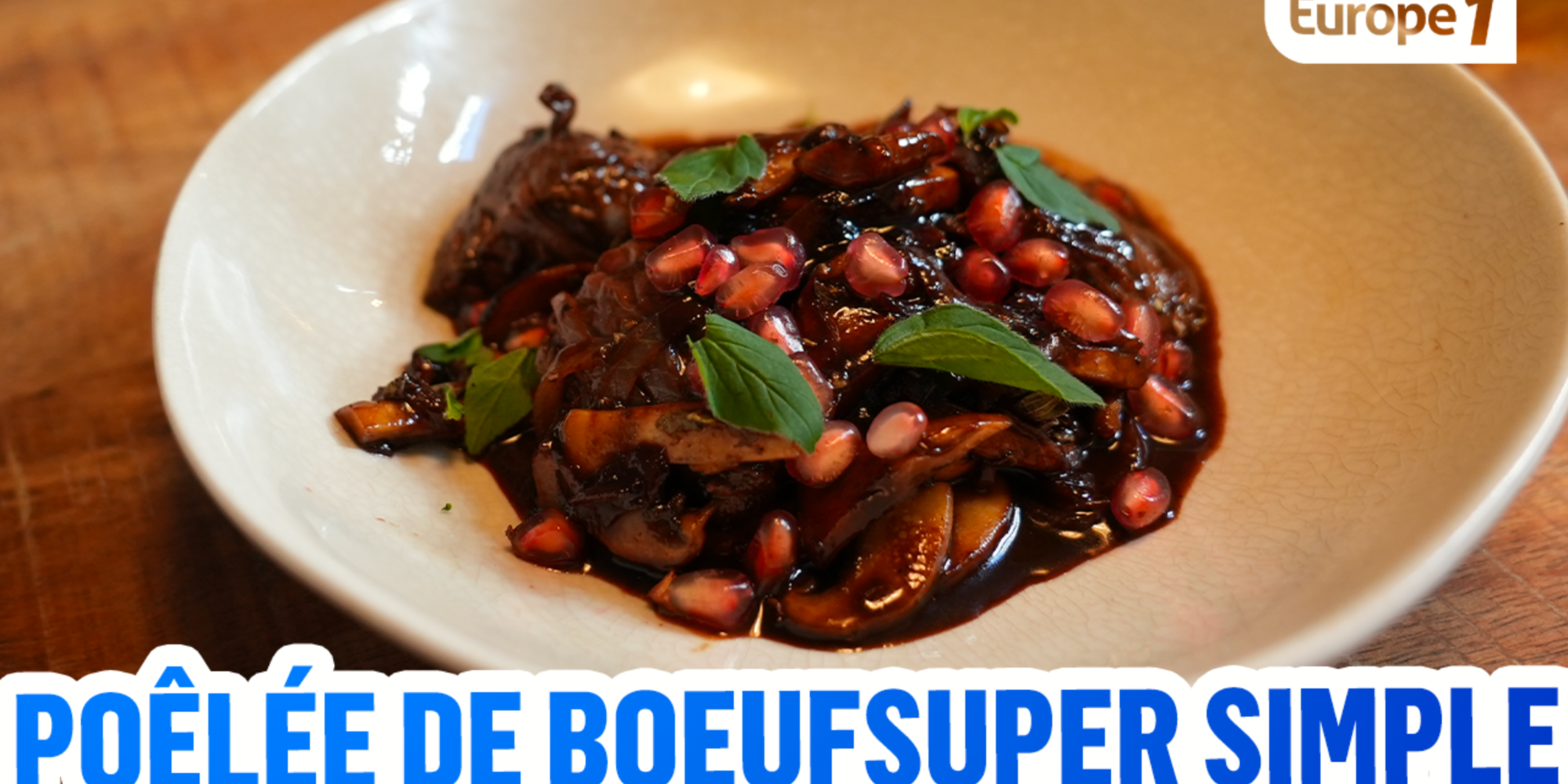 VIDÉO - Les Recettes des Bons Vivants : la poêlée de boeuf super simple de Karim Haïdar
